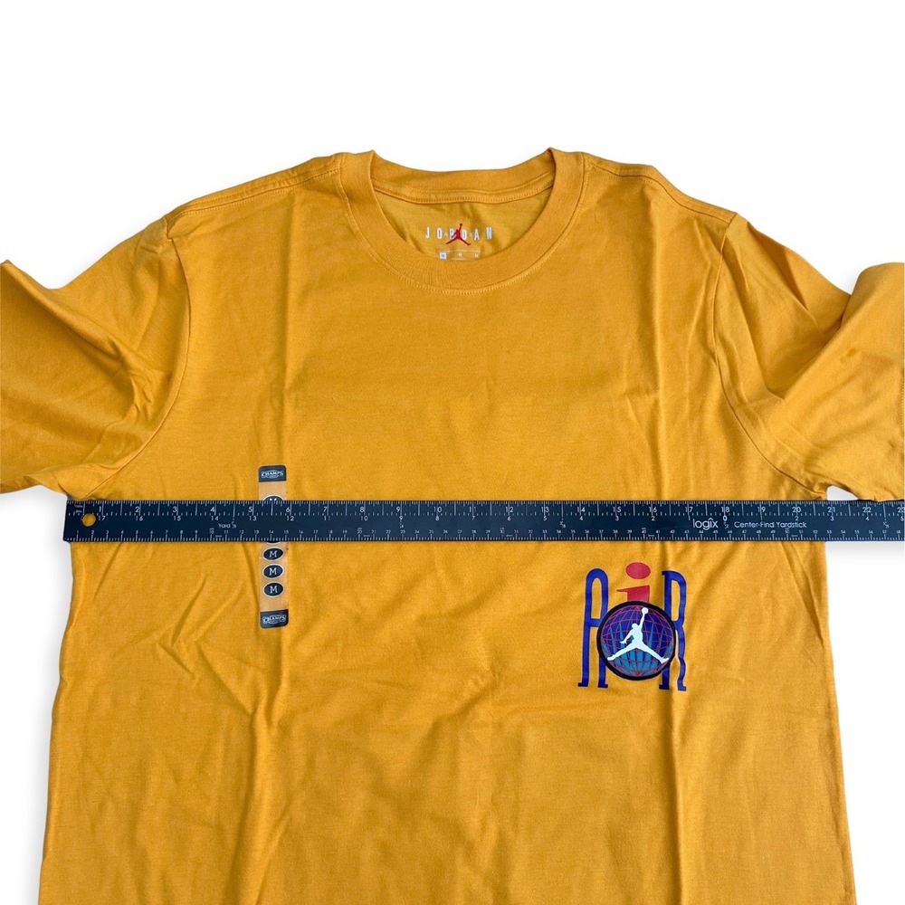 Air Jordan 9 Dream It Do It Nostalgia T Shirt Mens Medium University Gold NWT DS - Picture 5 of 14